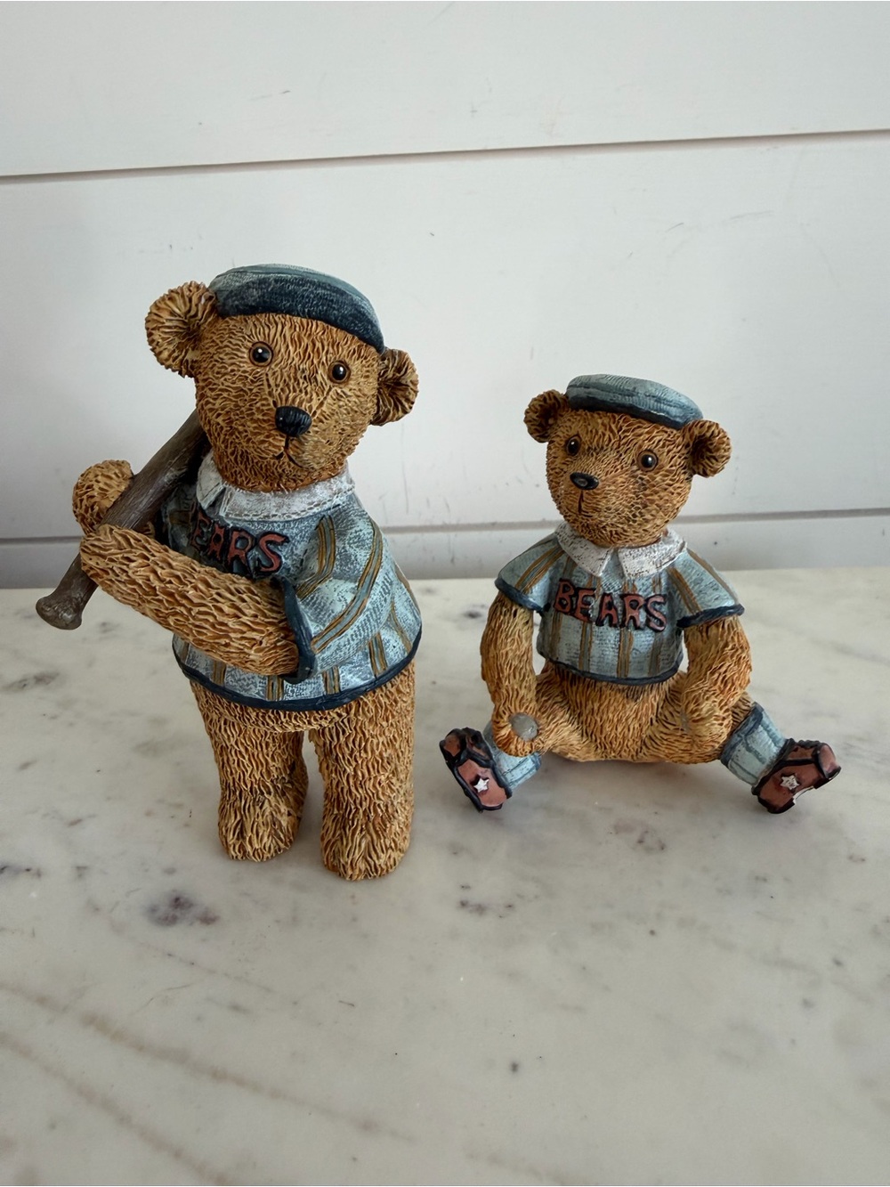 Teddies & Toys First Edition 1996 Bears Baseball  Set of 2